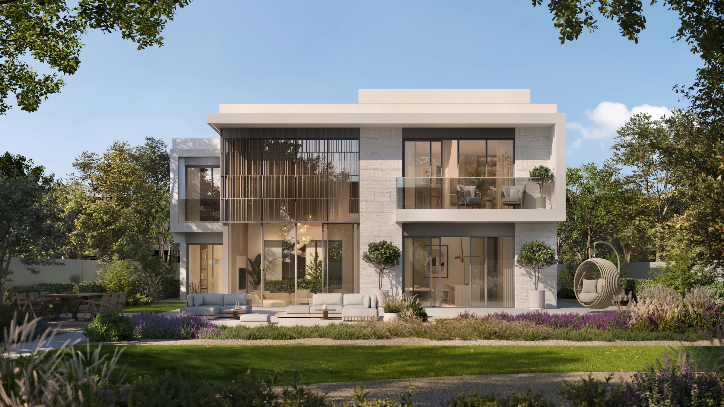 Villa garden — artist’s impression