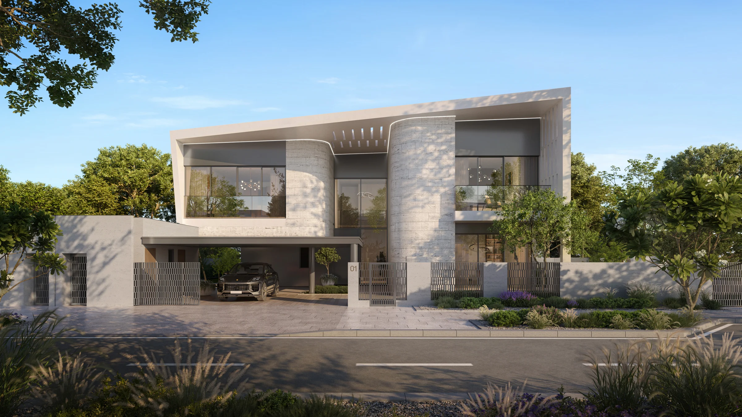 Talay villa exterior — artist’s impression